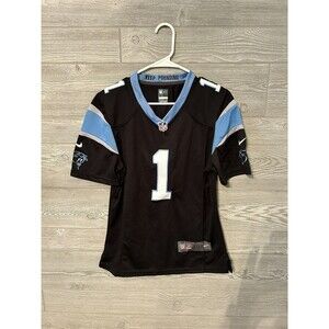 Nike Womens Cam Newton‎ Carolina Panthers sz M NFL Stitched Auth Football Jersey